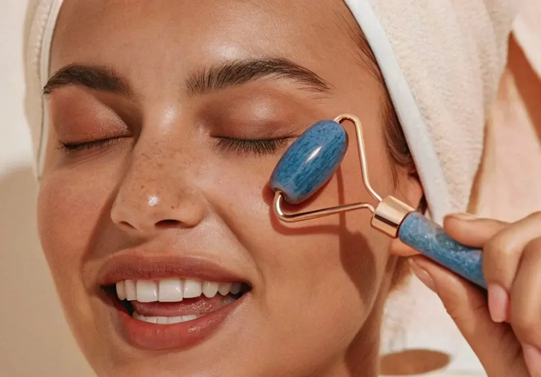 Hydra facial skincare treatment being performed on a client